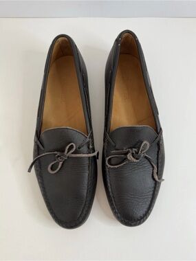 Jay Butler Cromwell Tie Loafers Men’s Size 13 Brown Leather Moccasin Shoes